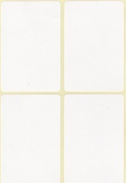 Etikett, 45x70 mm, 60 etikett/csomag